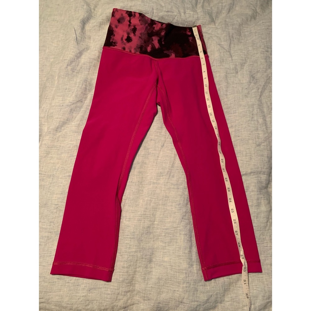 Lululemon pink leggings size 6